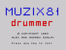 MUZIX81 Drummer